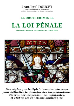 La loi penale (troisieme edition refondue et completee)