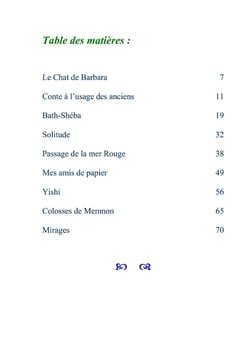Le chat de barbara et autres nouvelles