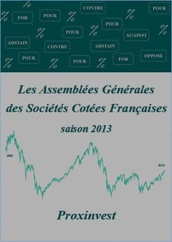 Les assemblees generales 2013 des societes cotees francaises