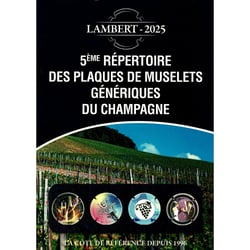 5ème Répertoire des Plaques de Muselets Génériques du Champagne : Ed. 2025