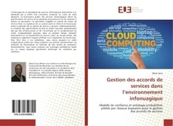 Gestion des accords de services dans l'environnement infonuagique : modele de confiance et ontologie probabiliste pilotes par reseaux bayesiens. Accords de serv