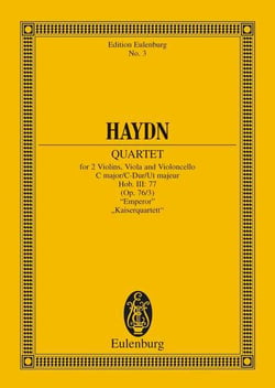 Quartetto op. 76 n. 3 do (imperatore) (hob iii/77) poche