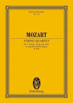 Strinq quartet d major kv 499 poche