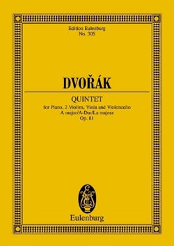 Piano quintet a major op. 81 poche
