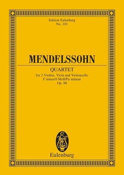 String quartet f minor op. 80 poche