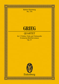 Streichquartet g op.27 poche