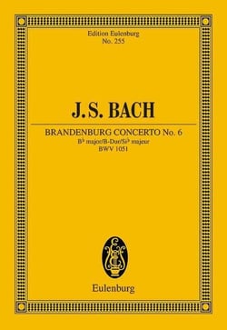 Brandenburg concerto no. 6 bb major bwv 1051 poche