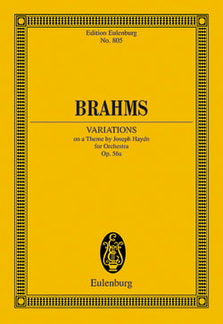 Variazioni su un tema di haydn op. 56a poche