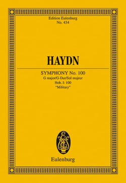 Symphony no. 100 g major, military hob. i: 100 poche