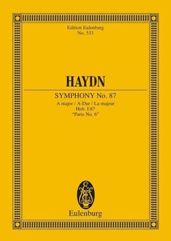 Sinfonia n. 87 la (robbins landon) poche
