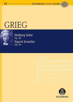 Holberg suite / sigurd jorsalfar op. 40 / op. 56 poche+cd