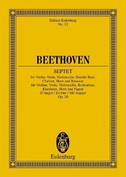 Septet eb major op. 20 poche
