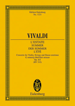 Concerto op. 8 n. 2 (l'estate) (jenkins) poche