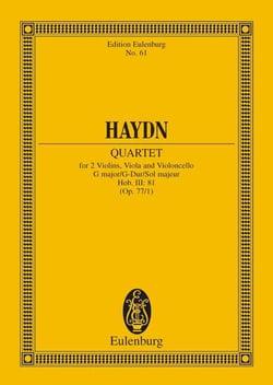 Quartetto op. 77 n. 1 sol (hob iii/81) poche