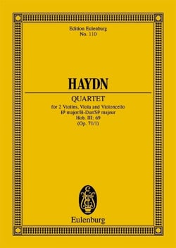 Quartetto op. 71 n. 1 si b (hob iii/69) poche
