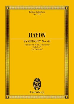 Sinfonia n. 49 fa m. (la passione) poche