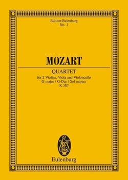 String quartet g major kv 387 poche