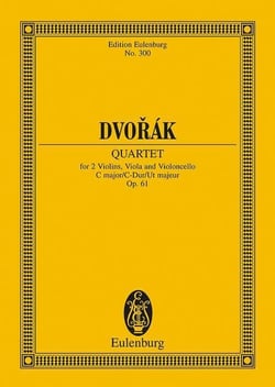 String quartet c major op. 61 b 121 poche