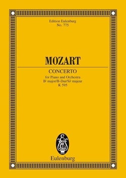 Concerto per pf k 595 si b (blume) poche