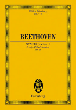 Symphony no. 1 c major op. 21 poche