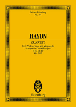 Quartetto op. 76 n. 6 mi b (hob iii/80) poche