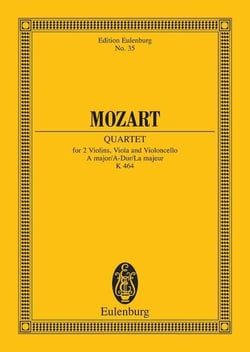 String quartet a major kv 464 poche