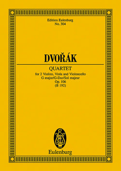 String quartet g major op. 106 b 192 poche