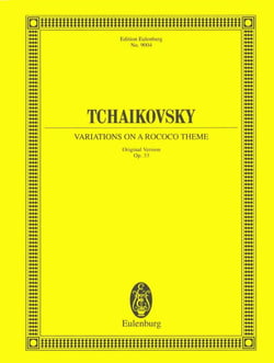 Variations on a rococo theme for cello &orch op 33 poche
