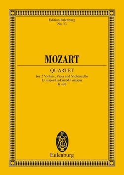 String quartet eb major kv 428 poche