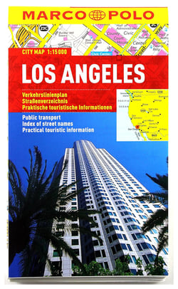 Plan de ville los angeles 1:150000