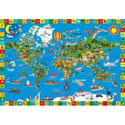 Ta petite terre en couleur 100 cm x 70 cm