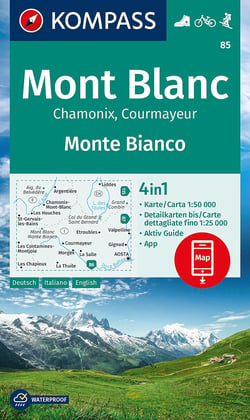 85 mont blanc monte bianco  chamonix courmayeur