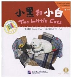 Two little cats the chinese library series (+ cd-rom, chinois avec pinyin)