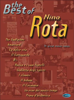 The best of nino rota - 14 great movie songs - for piano with guitar chords