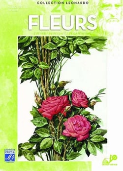 Album d'étude Leonardo n°20 fleurs