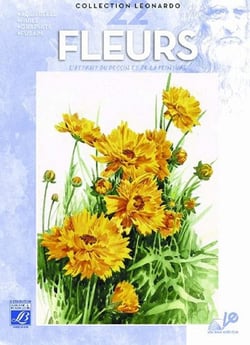 Album d'étude Leonardo n°22 fleurs