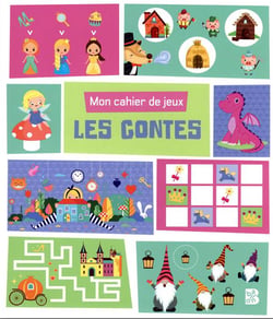 Mon cahier de jeux: Les contes