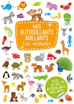 Mes autocollants brillants - Les animaux