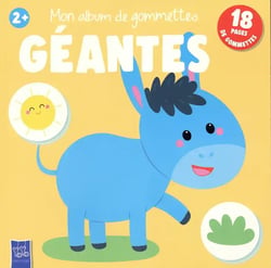 Mon album de gommettes géantes 2+ : 18 pages de gommettes