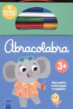 Abracolabra éléphant - Mes petits coloriages magiques 3+