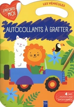 Les véhicules - Autocollants à gratter
