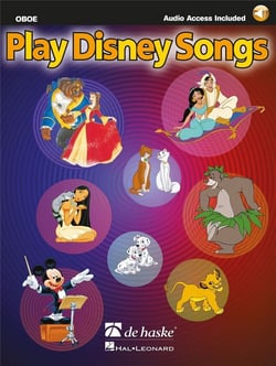 Jaap kastelein -  play disney songs - hautbois - recueil + enregistrement(s) en ligne