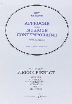 Approche de la musique contemporaine pour hautbois volume 1