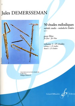 50 Études mélodiques Op.4 Vol.1 - 25 études pour flûte - méthode flûte