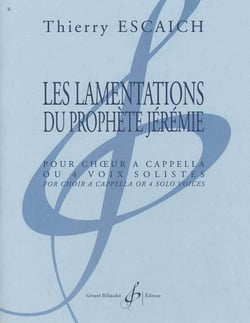Les lamentations du prophete jeremie