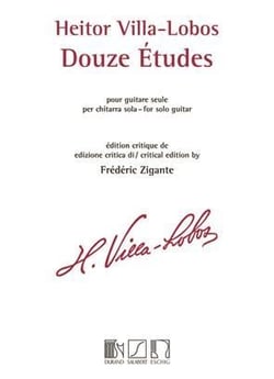 Douze etudes pour guitare seule guitare