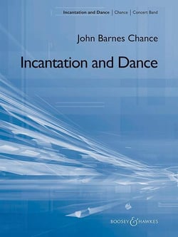 Incantation and dance concert band/harmonie/fanfare-partition+parties separees