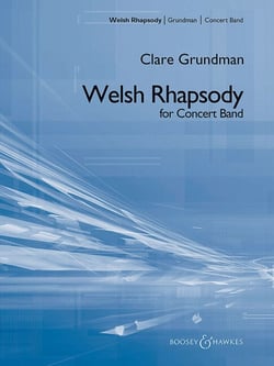 Quarter military band - qmb 355 - a welsh rhapsody - qmb 355. wind band. partition et parties.