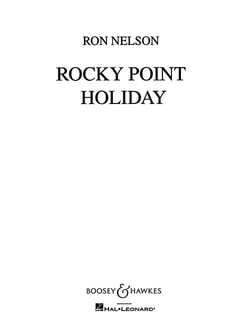 Quarter military band - qmb 358 - rocky point holiday - qmb 358. wind band. partition et parties.