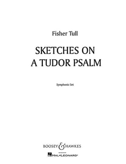 Quarter military band - qmb 386 - sketches on a tudor psalm - qmb 386. wind band. partition et parti